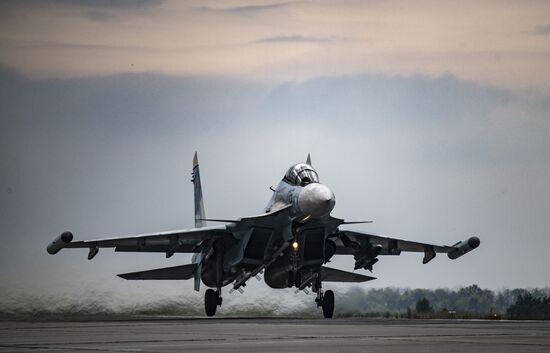 Ukraine Russia Military Operation Airfield
