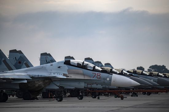 Ukraine Russia Military Operation Airfield