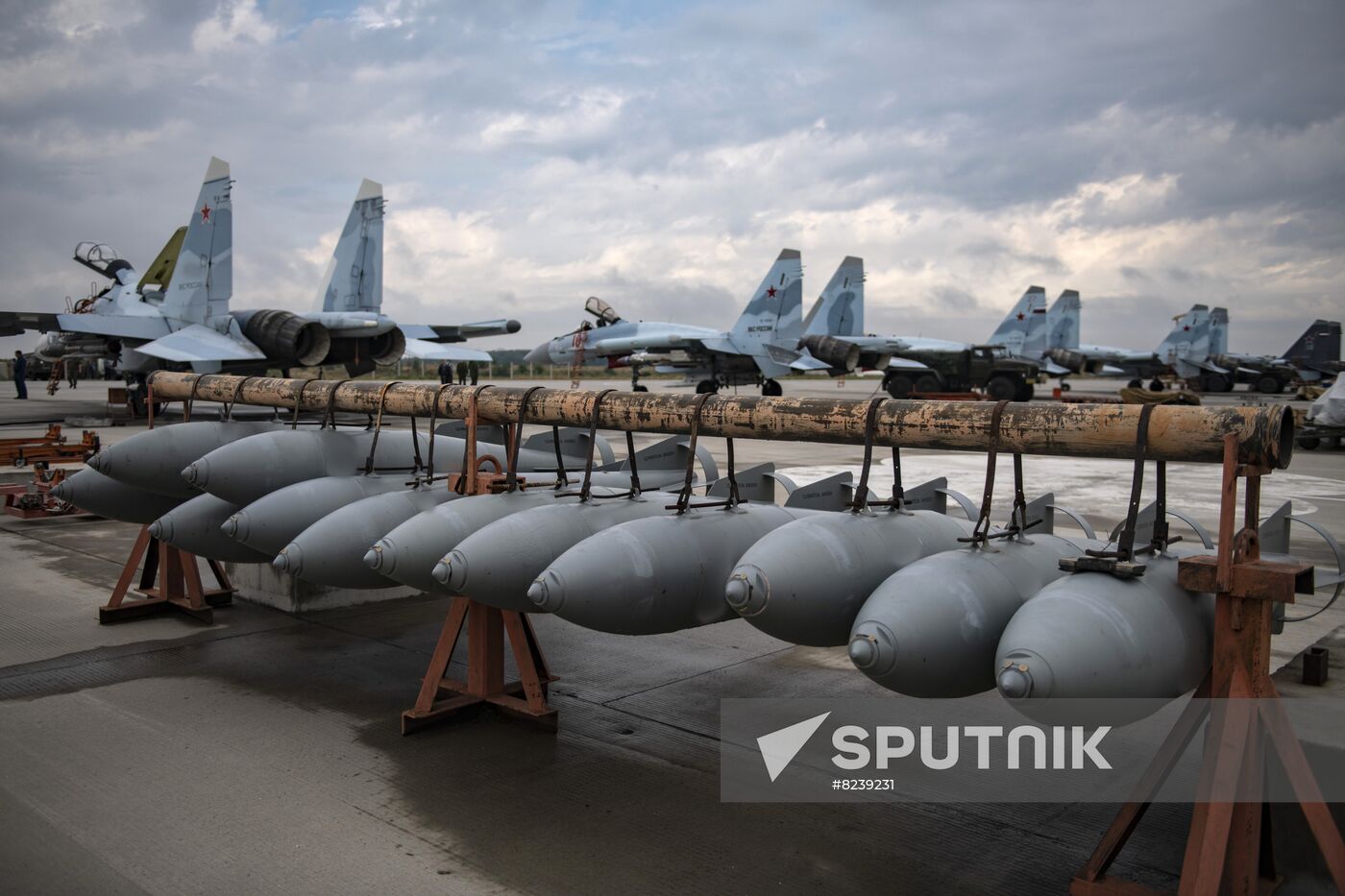 Ukraine Russia Military Operation Airfield