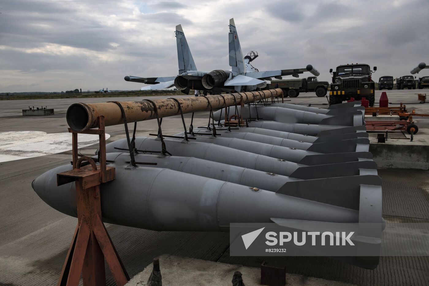 Ukraine Russia Military Operation Airfield