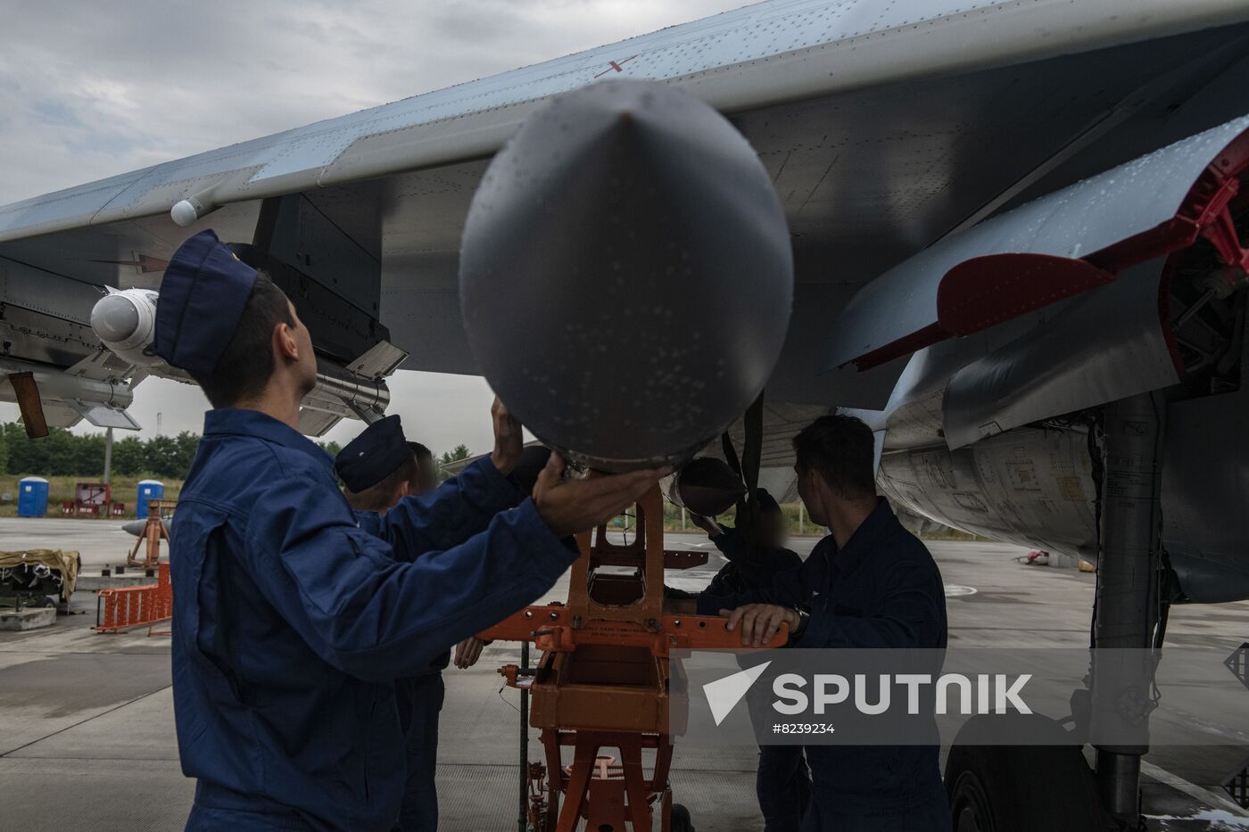 Ukraine Russia Military Operation Airfield