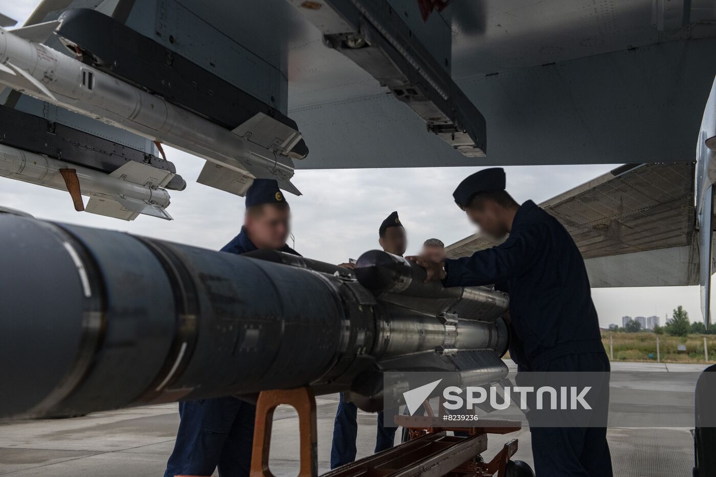 Ukraine Russia Military Operation Airfield