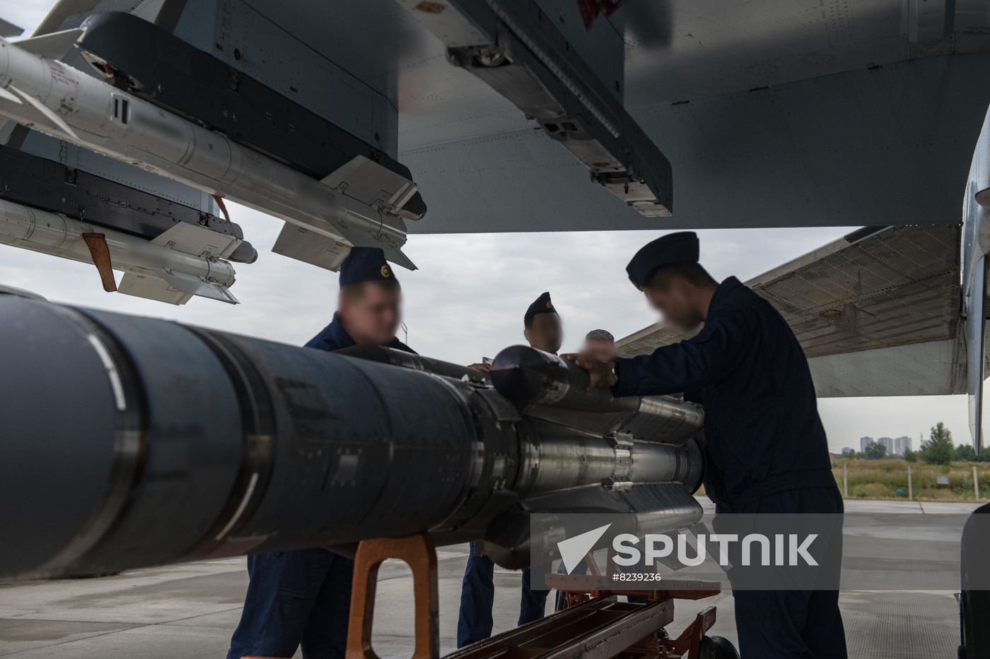 Ukraine Russia Military Operation Airfield