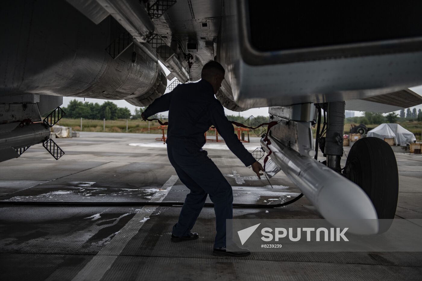 Ukraine Russia Military Operation Airfield