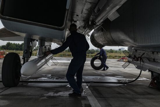 Ukraine Russia Military Operation Airfield