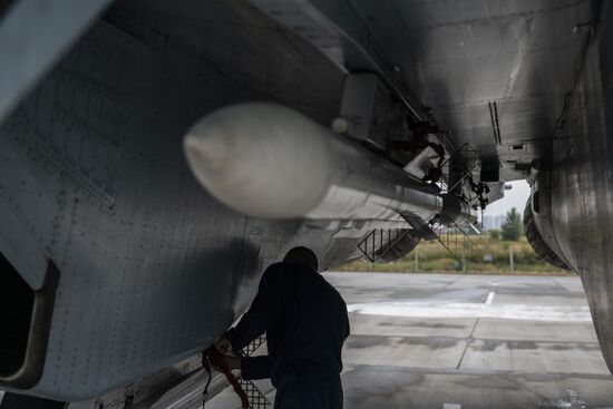 Ukraine Russia Military Operation Airfield