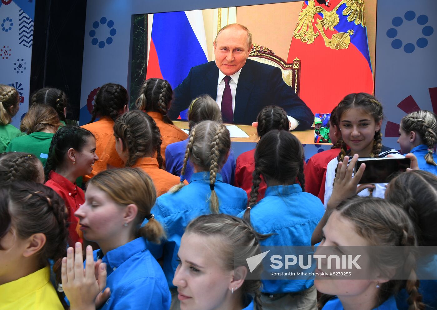 Russia Putin Schoolchildren Contest