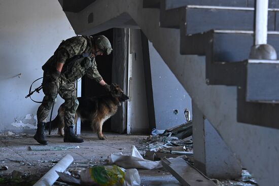 DPR Russia Ukraine Military Operation Demining