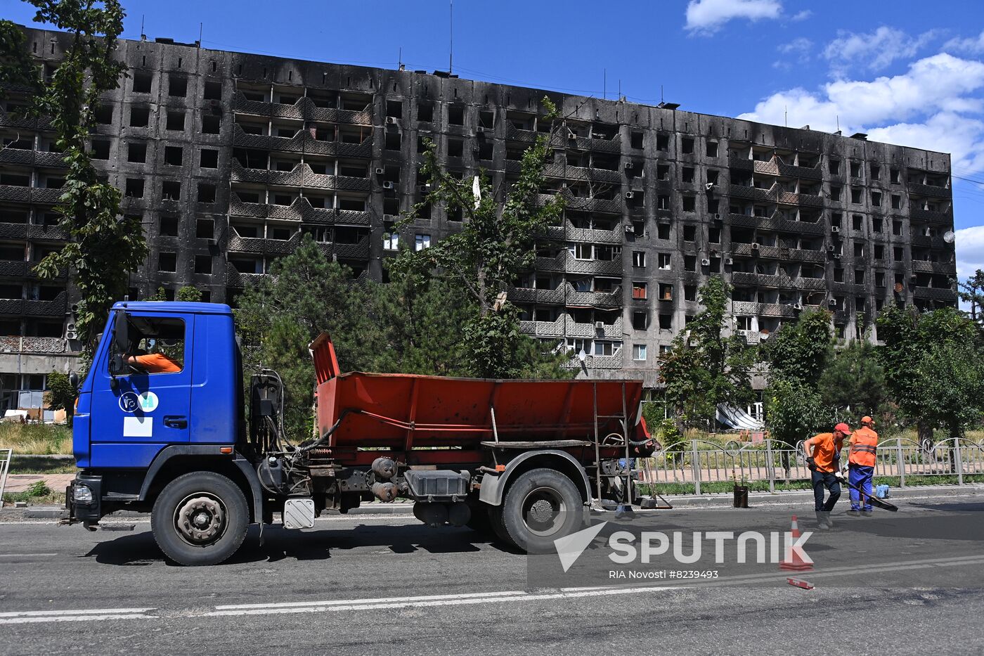 DPR Russia Ukraine Military Operation Mariupol Restoration