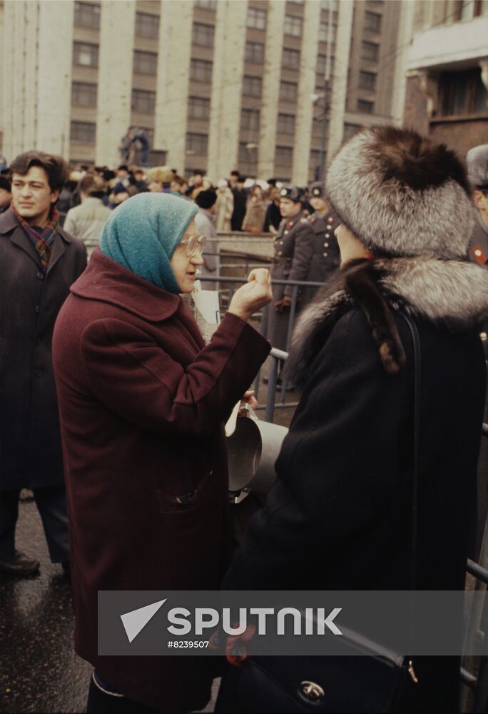 Demonstration on Manezh Square