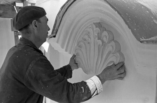 Restoration works at Kazan mosque