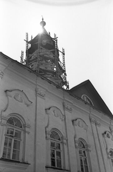 Restoration works at Kazan mosque