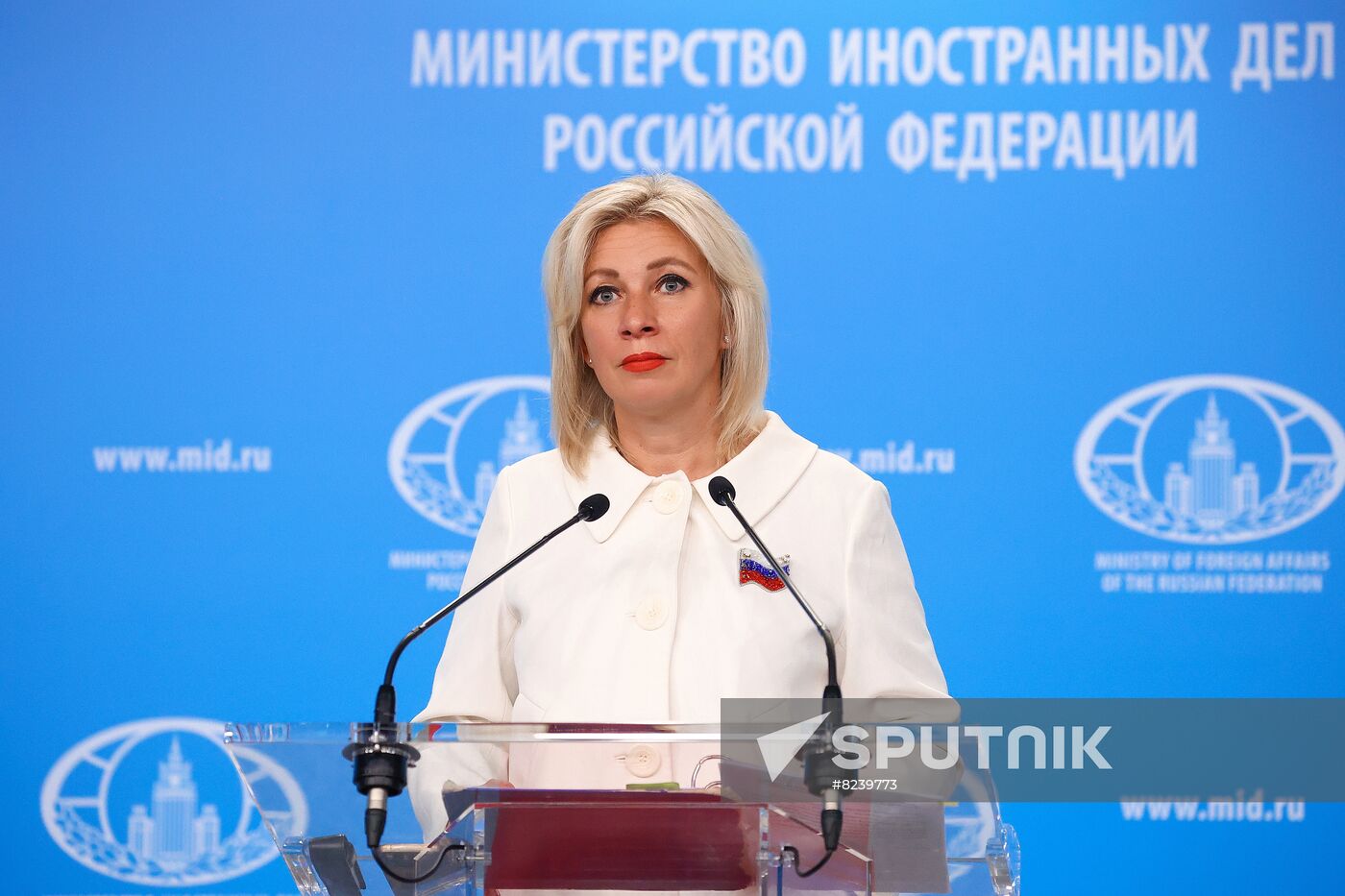 Russia Zakharova Briefing