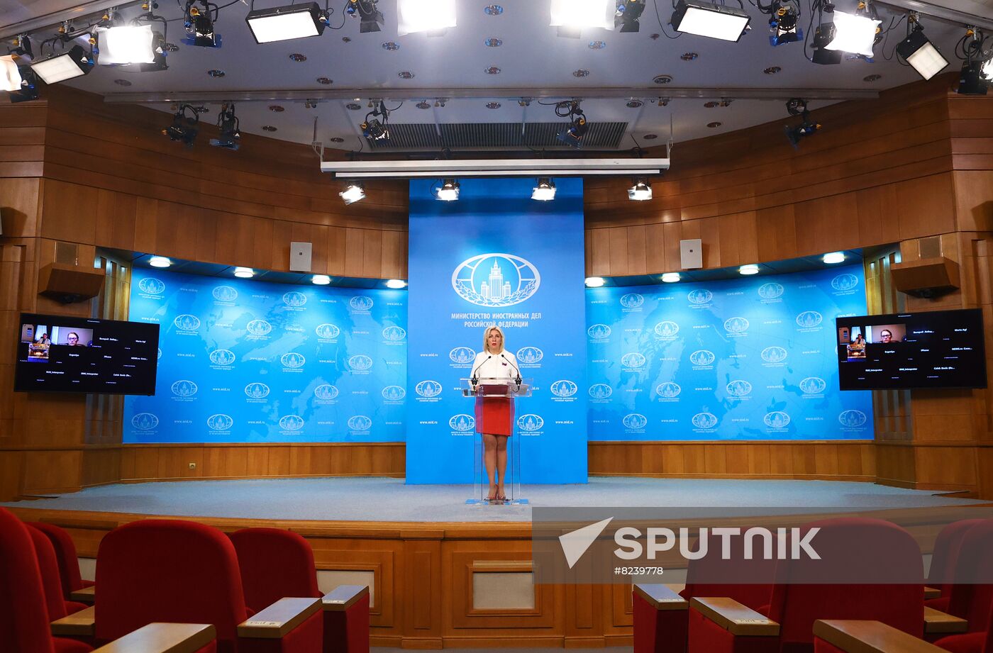 Russia Zakharova Briefing