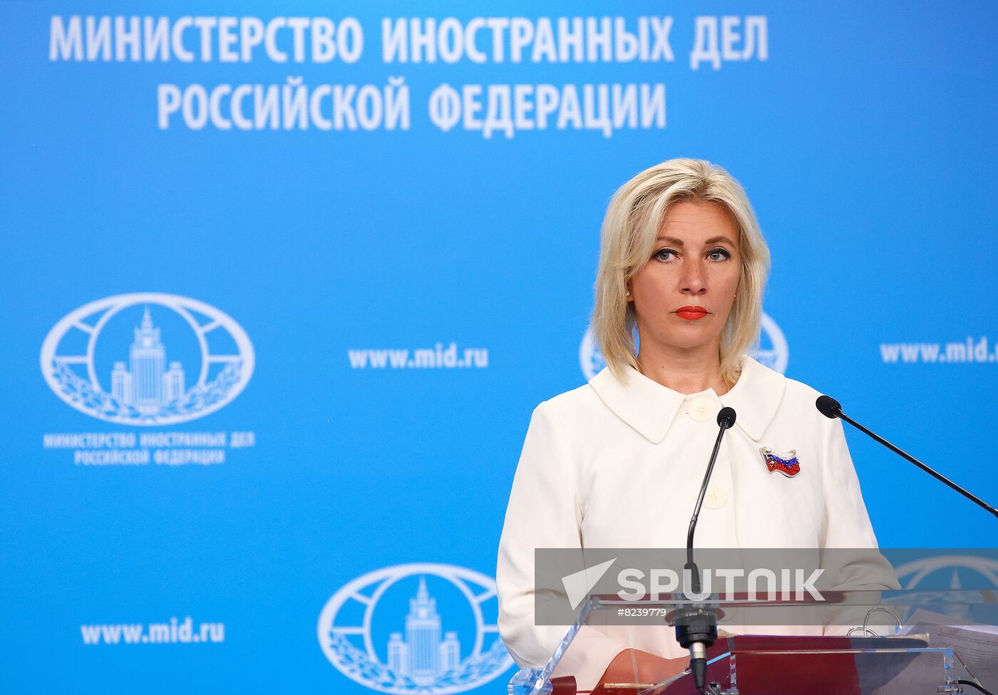 Russia Zakharova Briefing