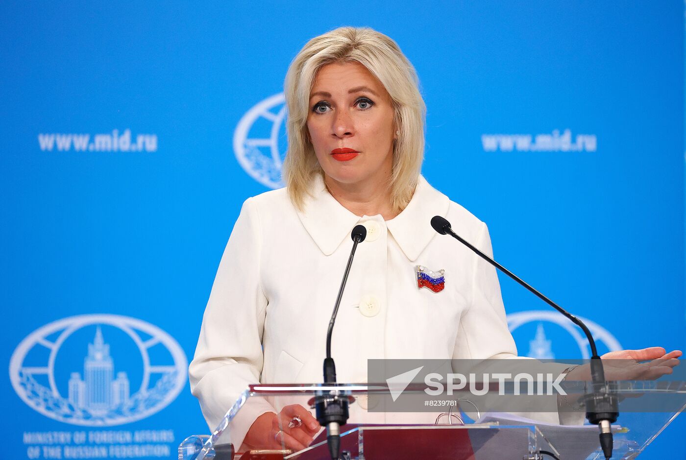 Russia Zakharova Briefing