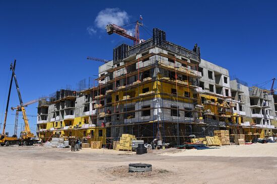 DPR Russia Ukraine Military Operation Residential Construction