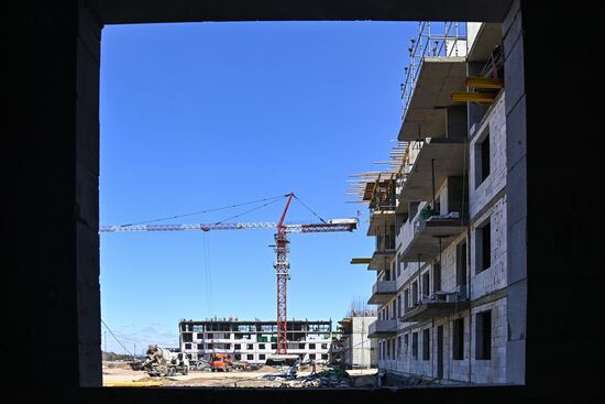 DPR Russia Ukraine Military Operation Residential Construction