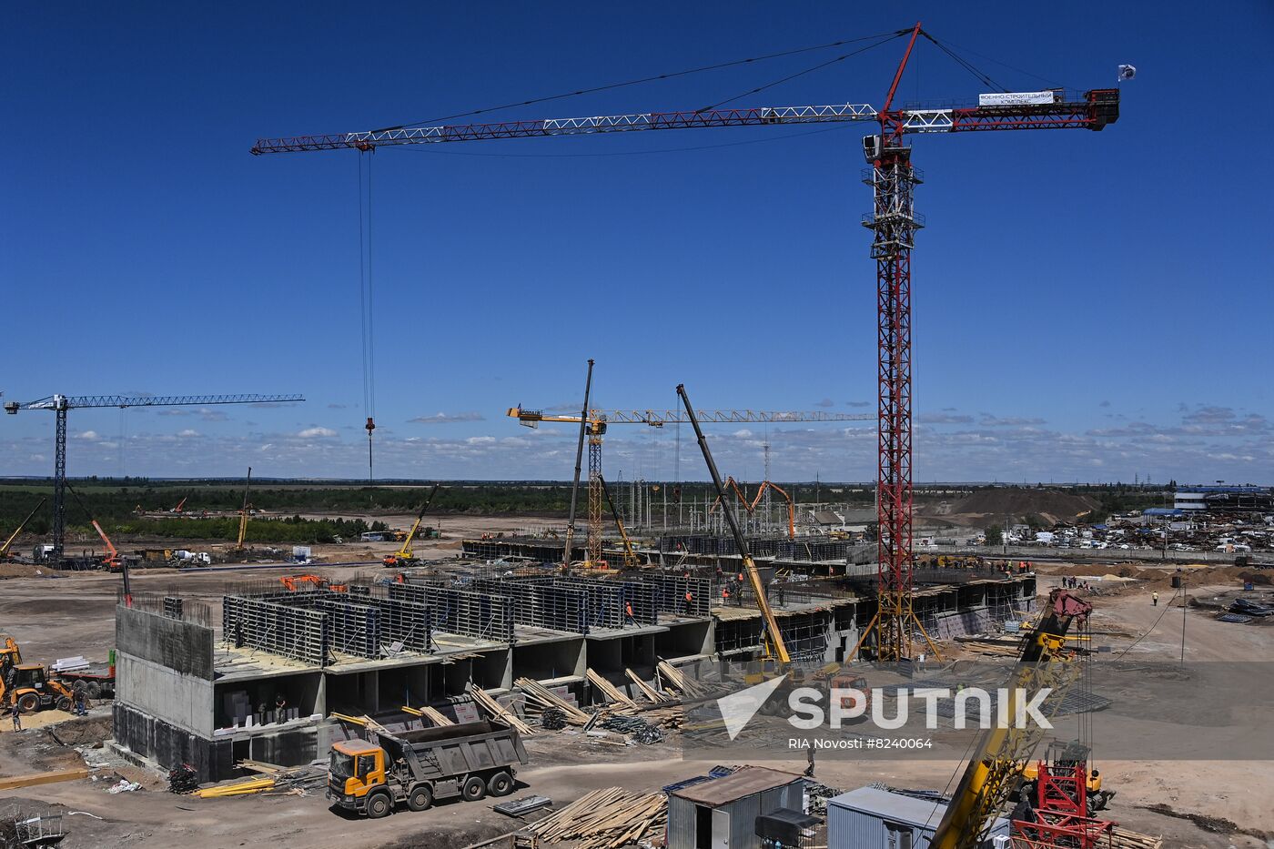 DPR Russia Ukraine Military Operation Residential Construction