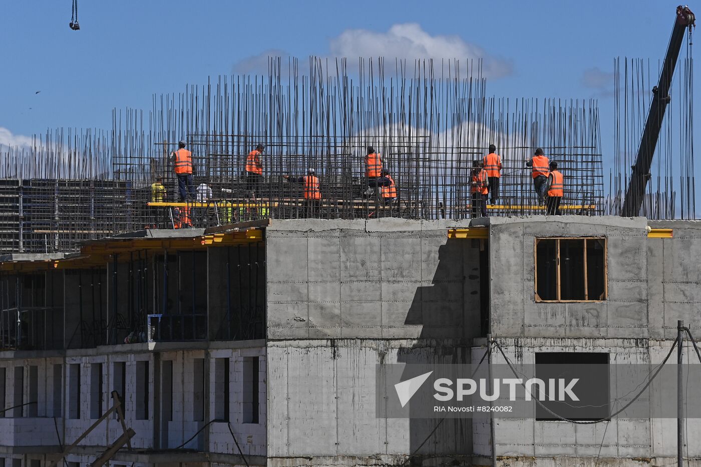 DPR Russia Ukraine Military Operation Residential Construction