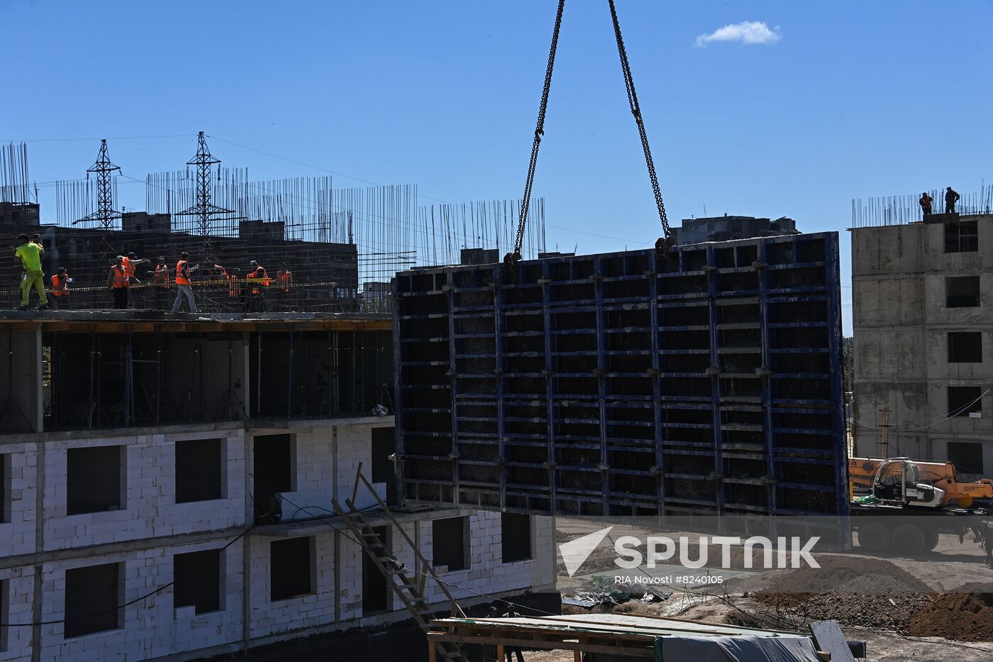 DPR Russia Ukraine Military Operation Residential Construction