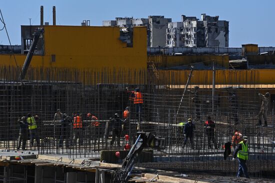 DPR Russia Ukraine Military Operation Residential Construction
