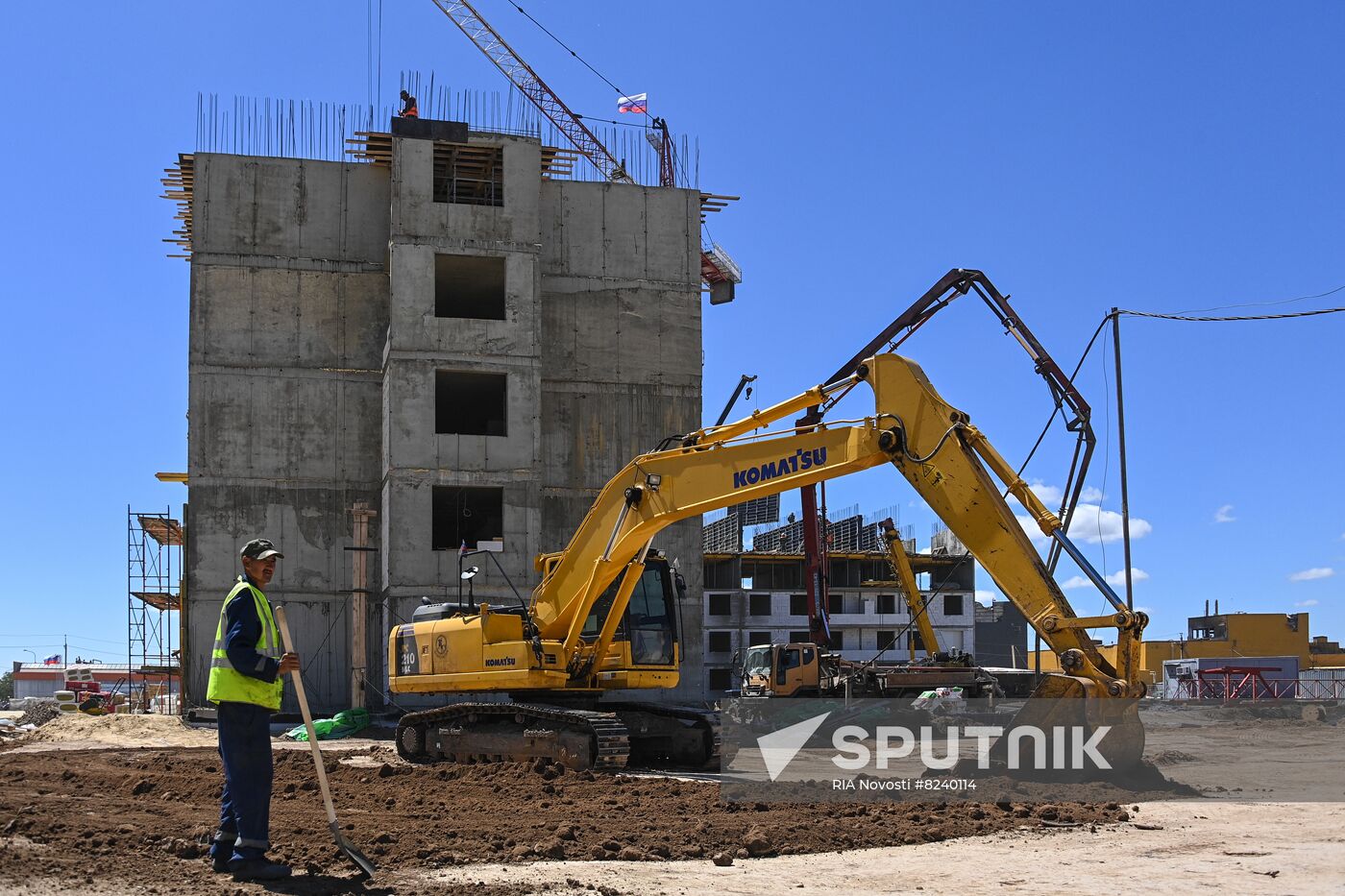 DPR Russia Ukraine Military Operation Residential Construction