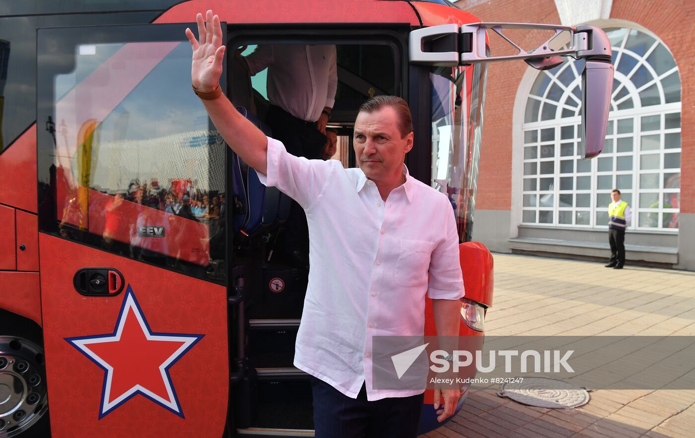 Russia Ice Hockey Gagarin Cup Winner Honoring