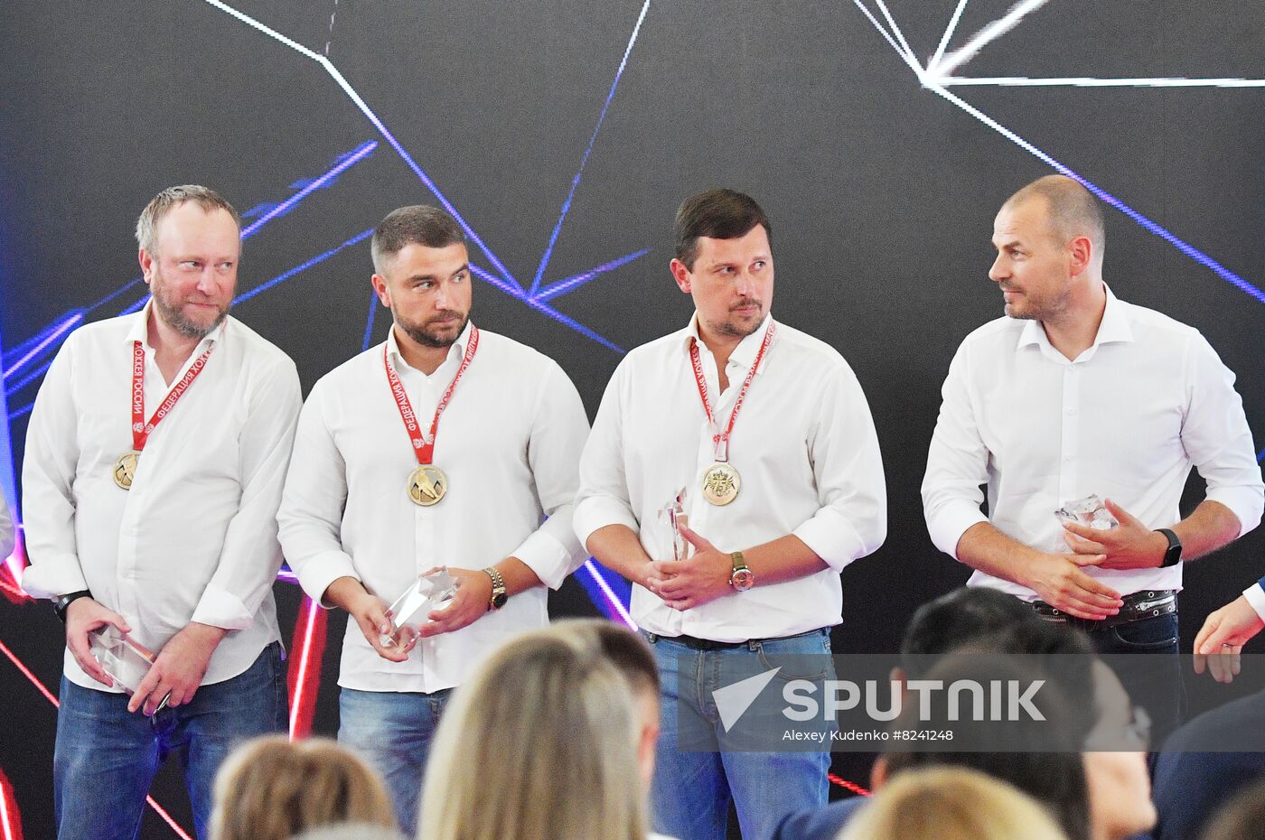 Russia Ice Hockey Gagarin Cup Winner Honoring