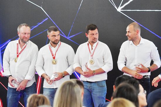 Russia Ice Hockey Gagarin Cup Winner Honoring