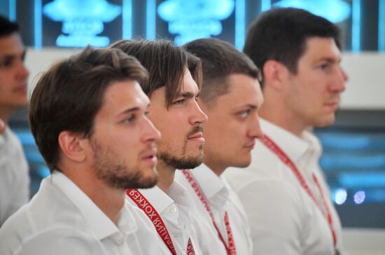 Russia Ice Hockey Gagarin Cup Winner Honoring