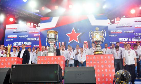 Russia Ice Hockey Gagarin Cup Winner Honoring