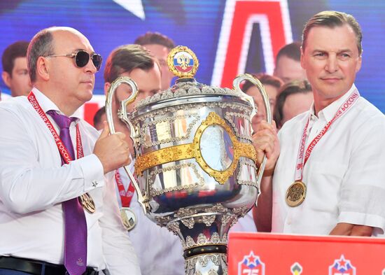 Russia Ice Hockey Gagarin Cup Winner Honoring