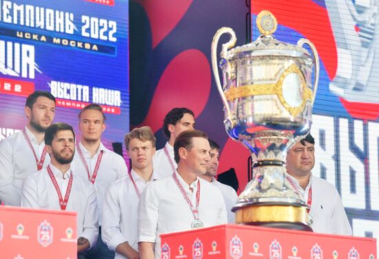 Russia Ice Hockey Gagarin Cup Winner Honoring