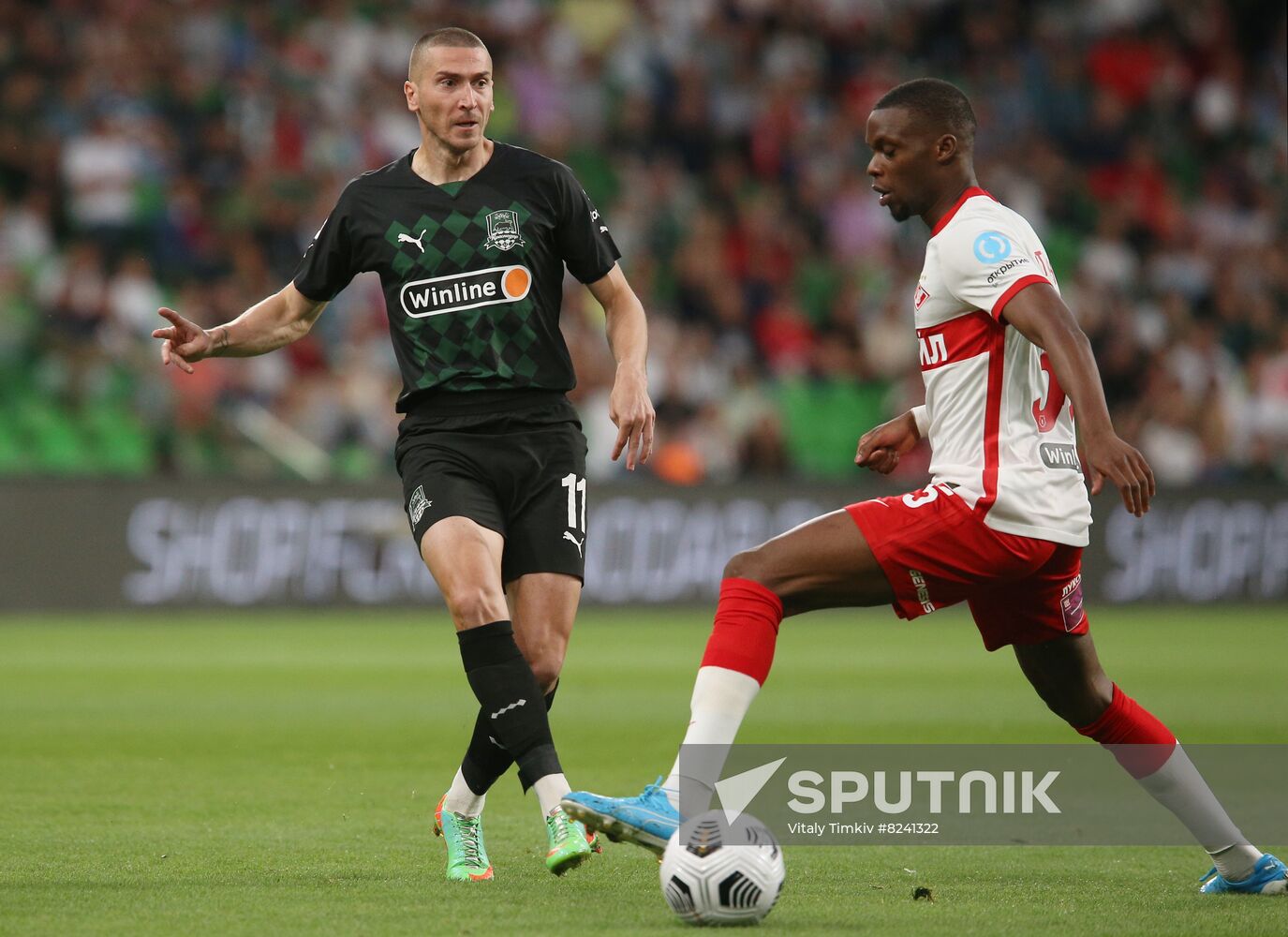 Russia Soccer Premier-League Krasnodar - Spartak