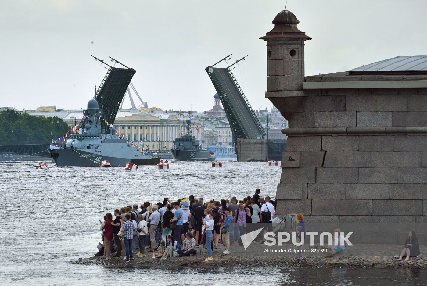 Russia Navy Day Parade Rehearsal