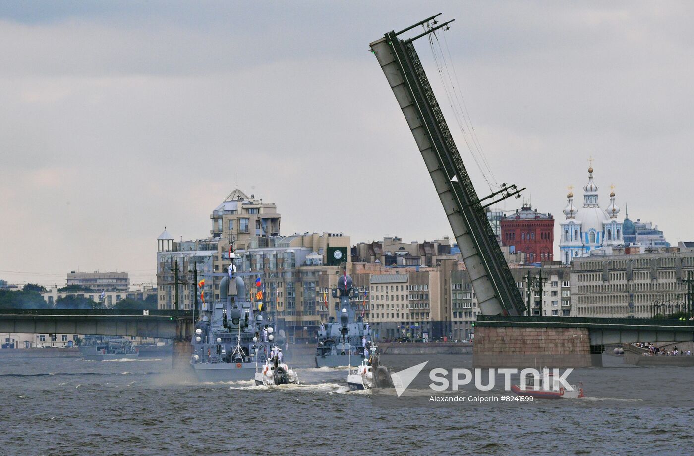 Russia Navy Day Parade Rehearsal