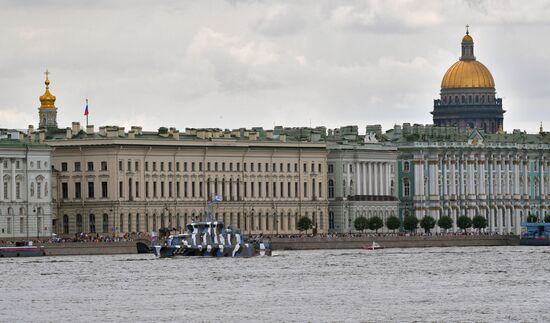 Russia Navy Day Parade Rehearsal