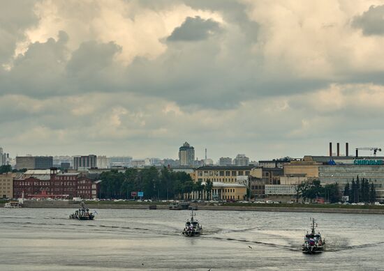 Russia Navy Day Parade Rehearsal