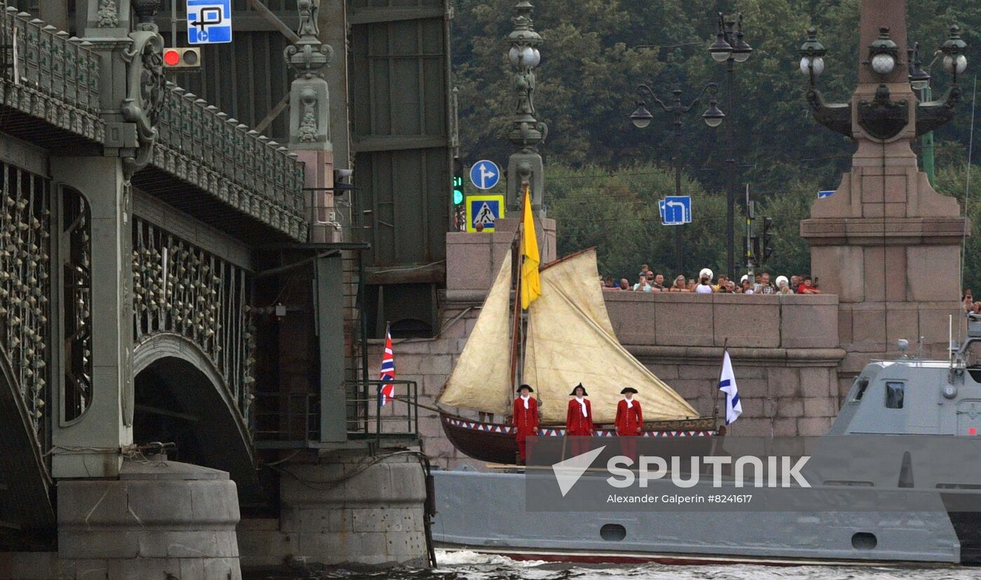 Russia Navy Day Parade Rehearsal