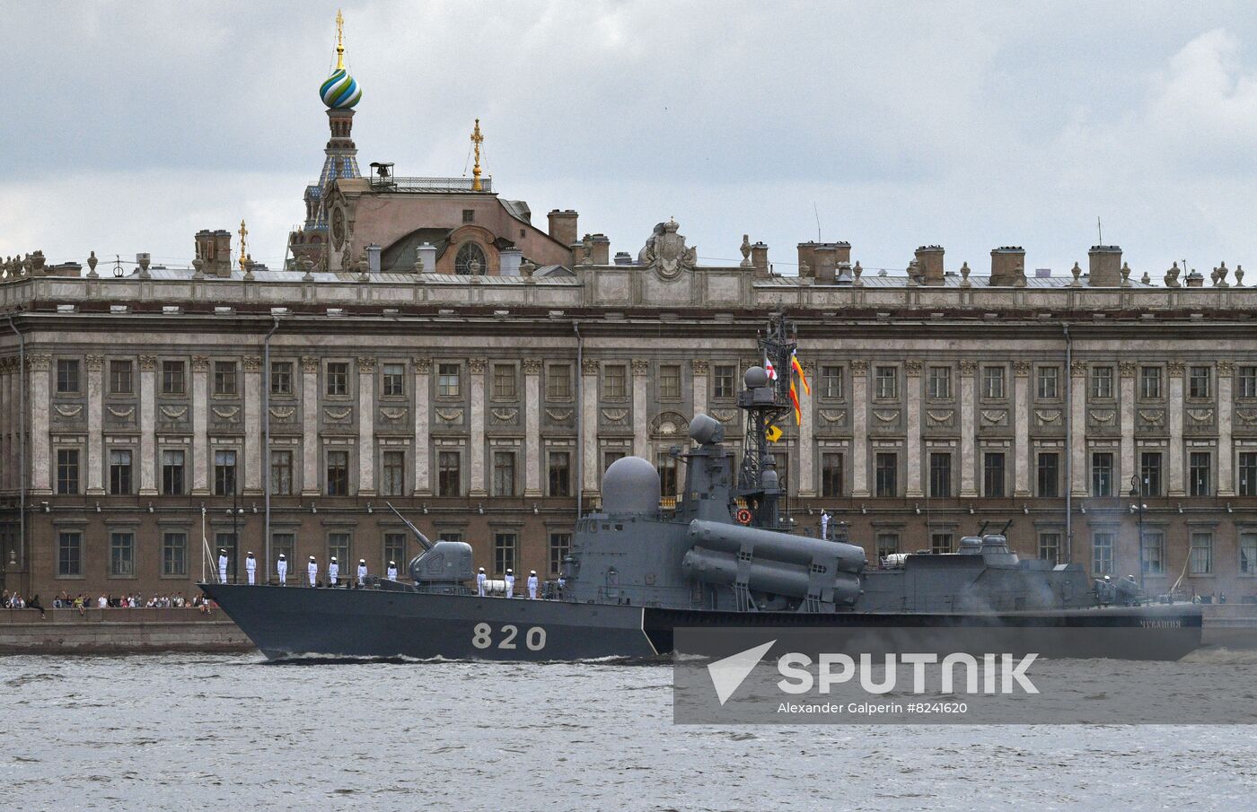 Russia Navy Day Parade Rehearsal