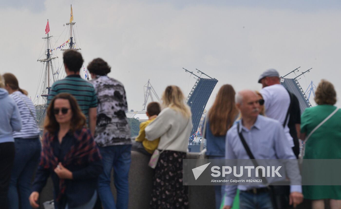 Russia Navy Day Parade Rehearsal