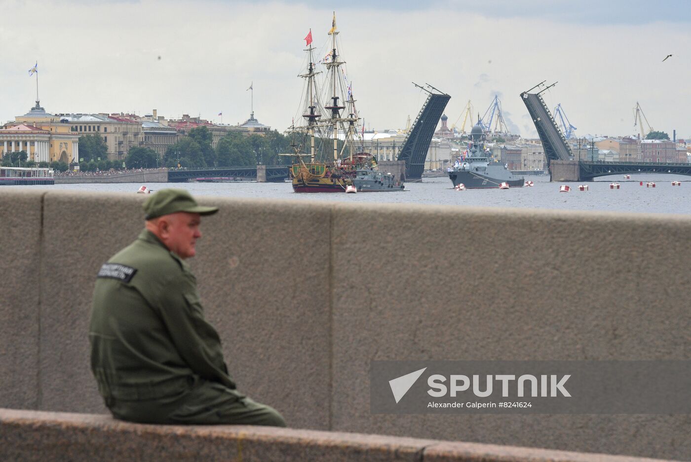 Russia Navy Day Parade Rehearsal