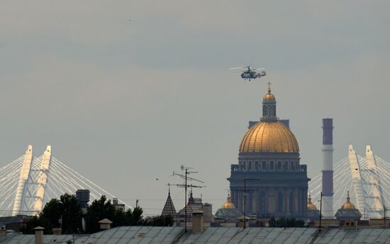 Russia Navy Day Parade Rehearsal