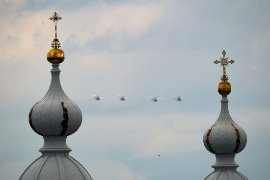 Russia Navy Day Parade Rehearsal