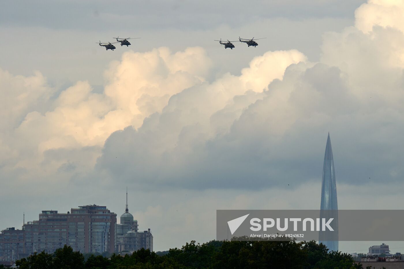 Russia Navy Day Parade Rehearsal