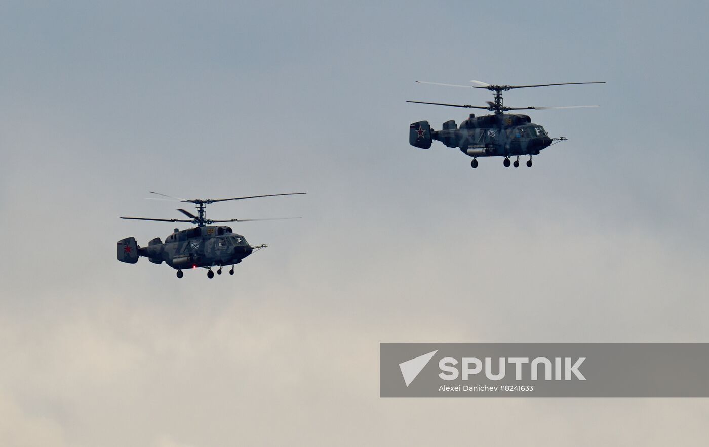 Russia Navy Day Parade Rehearsal