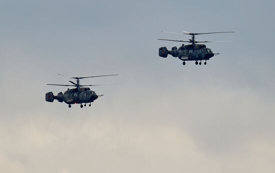 Russia Navy Day Parade Rehearsal