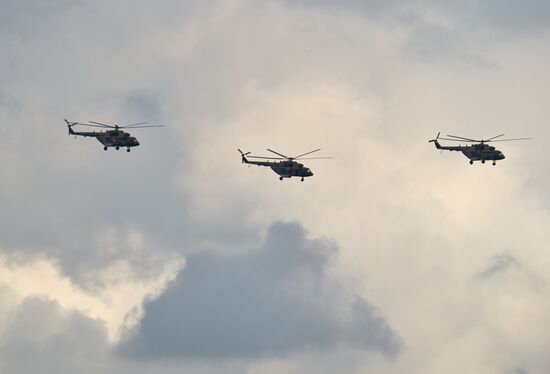 Russia Navy Day Parade Rehearsal