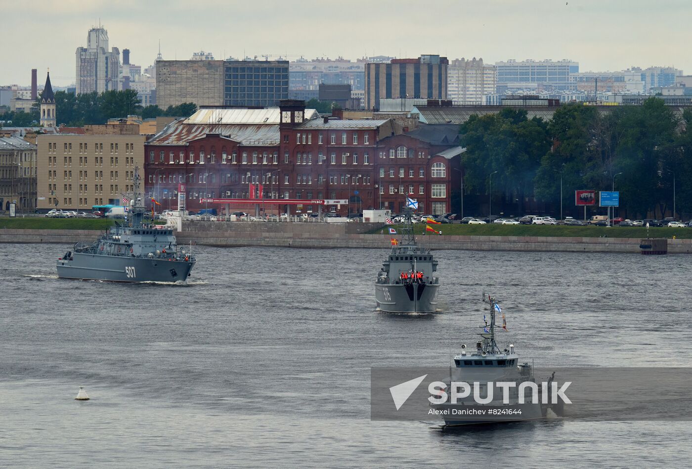 Russia Navy Day Parade Rehearsal